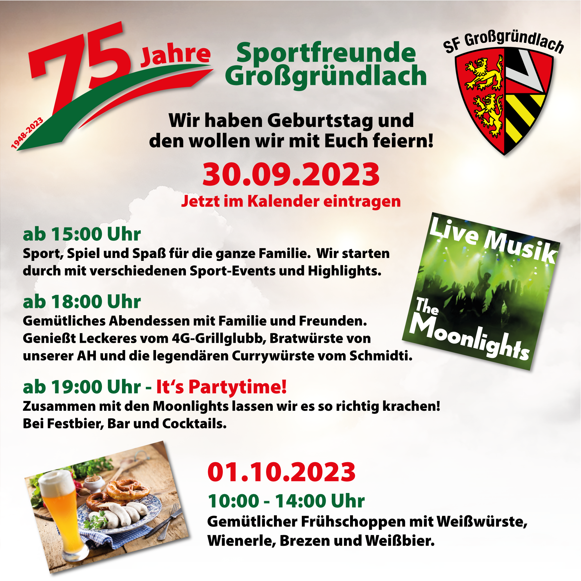 75 Jahre Sportfreunde Grossgreundlach